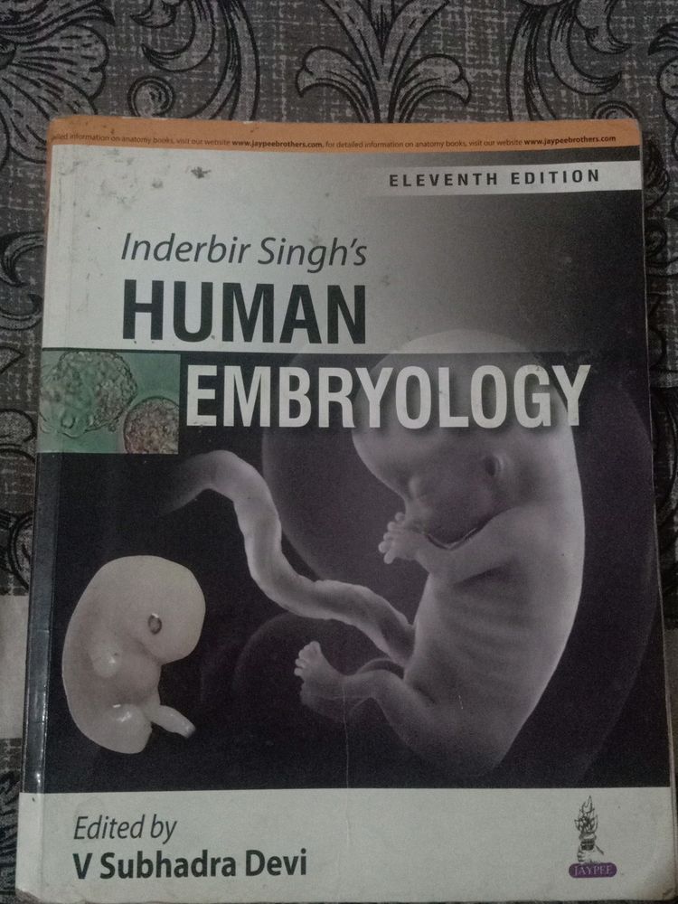 Human Embryology 11th Edition