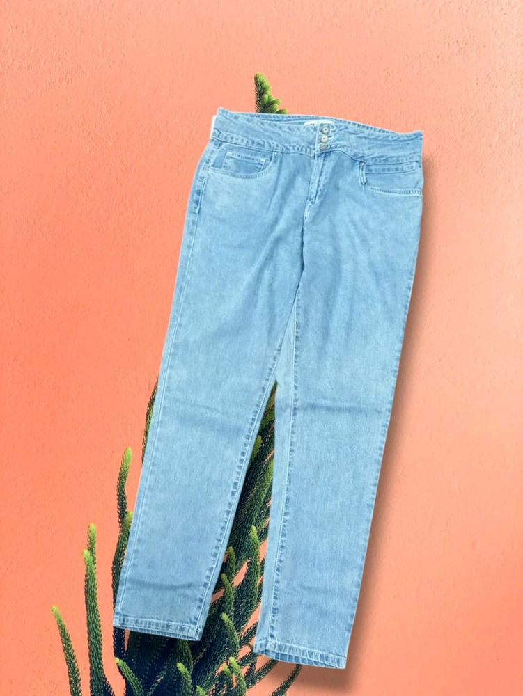 W-54 Size-36 Slim Fit Women Denim Jeans