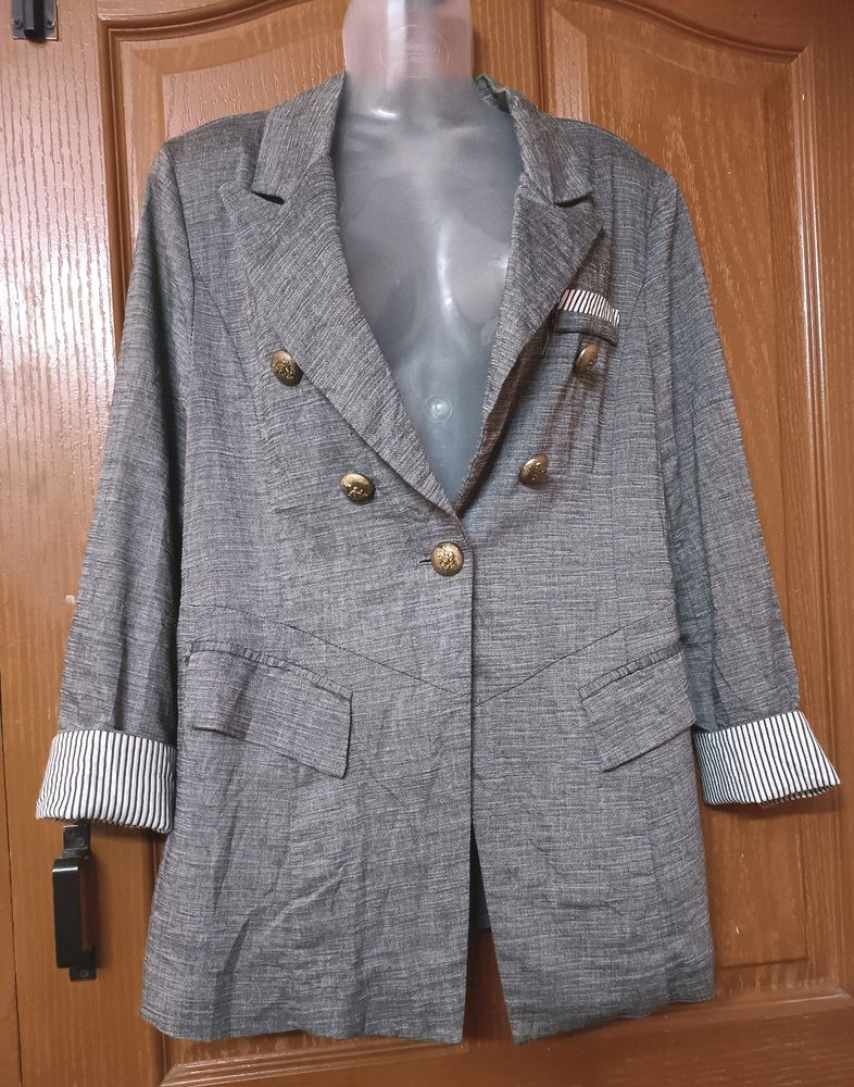 Grey Colour Blazer