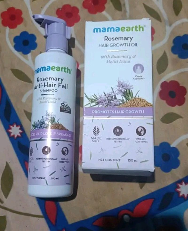 💥🎀 Mamaearth Hair Oil& Shampoo🎀💥