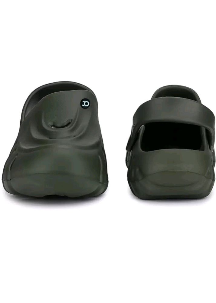 Men's Olive Clogs