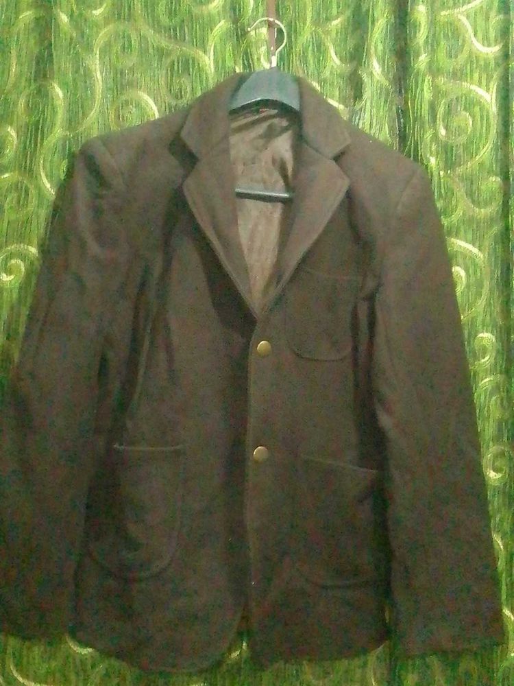 Combo Of Blue And Dark Brown School Blazer