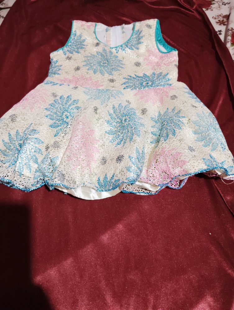 Baby Frock For 1 To 2 Year Girl