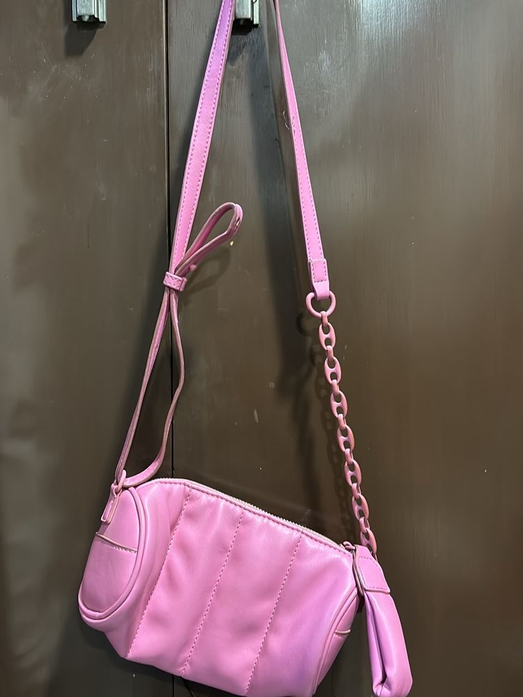 pink sling bag