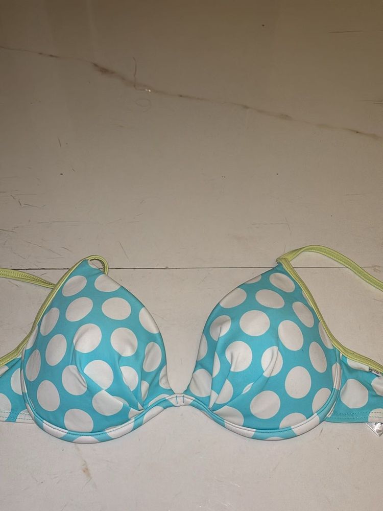 Blue Swim Wear Bra