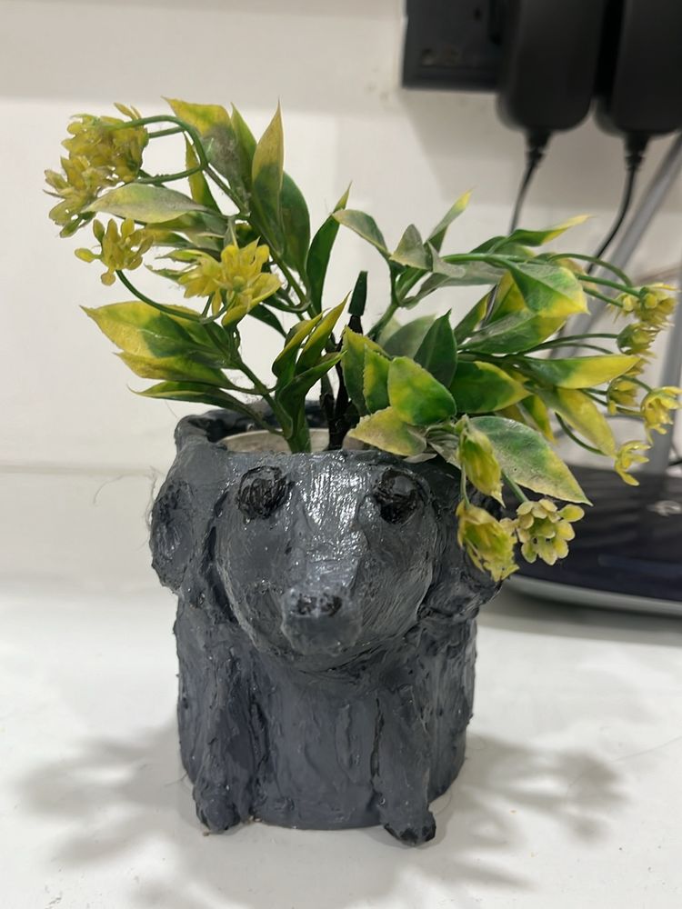 Animal Elephant Pot With Plant Too