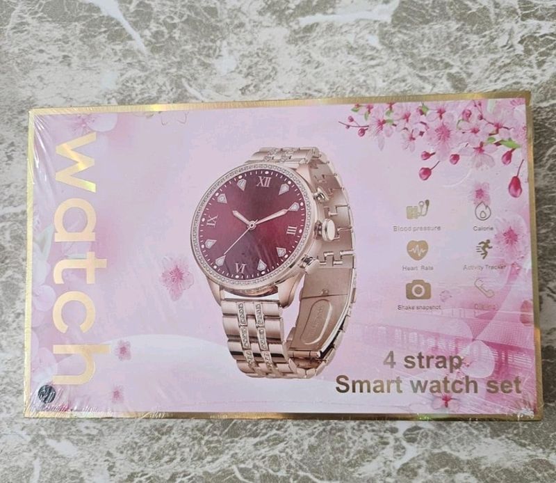 Gen 9 Watch With 3 Extra Strap For Ladies