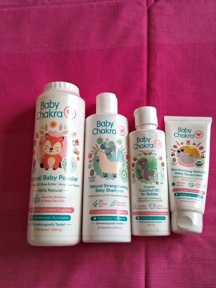 Baby Chakra Skin Care Products Combo Of 4