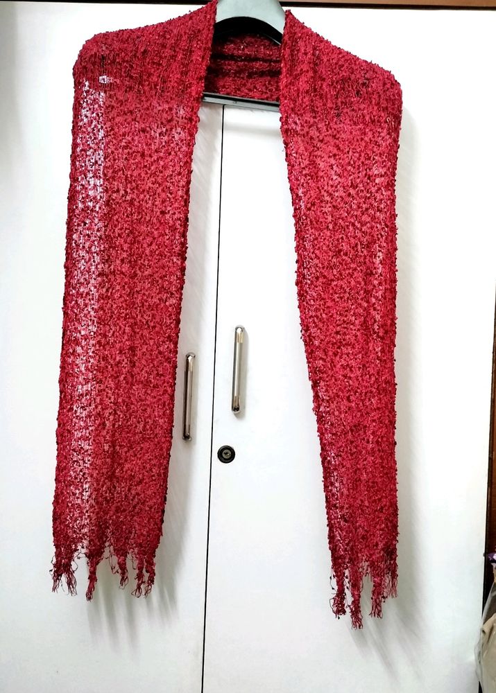 Beautiful Stylish Deep Rose Stole