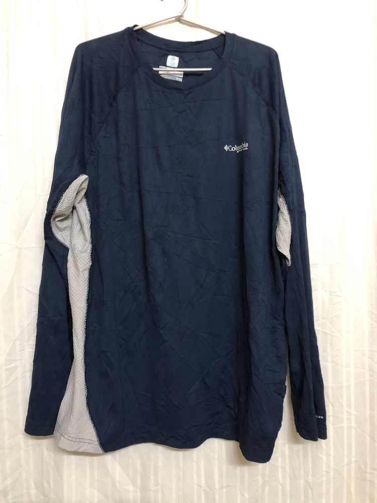 Columbia Blue Long Sleeve T Shirt