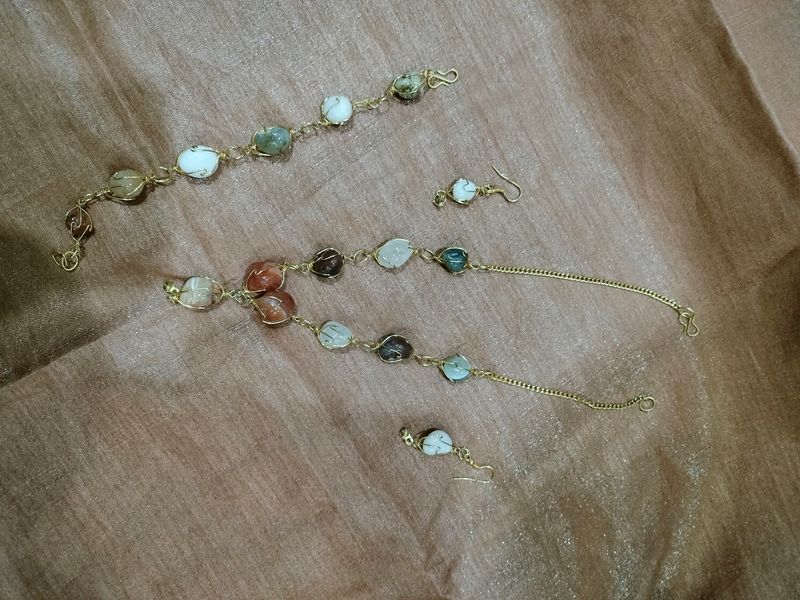 Natural Gemstone Jewelry Set