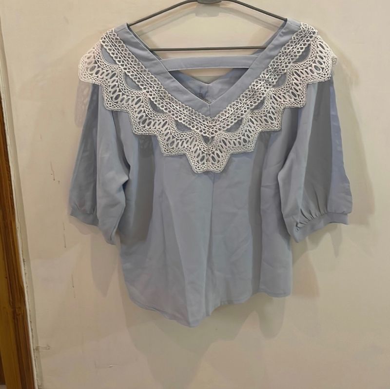 Beautiful Light Blue Top