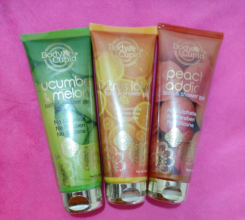 😍pack Of 3 Body Cupid Combo Shower Gel..😍
