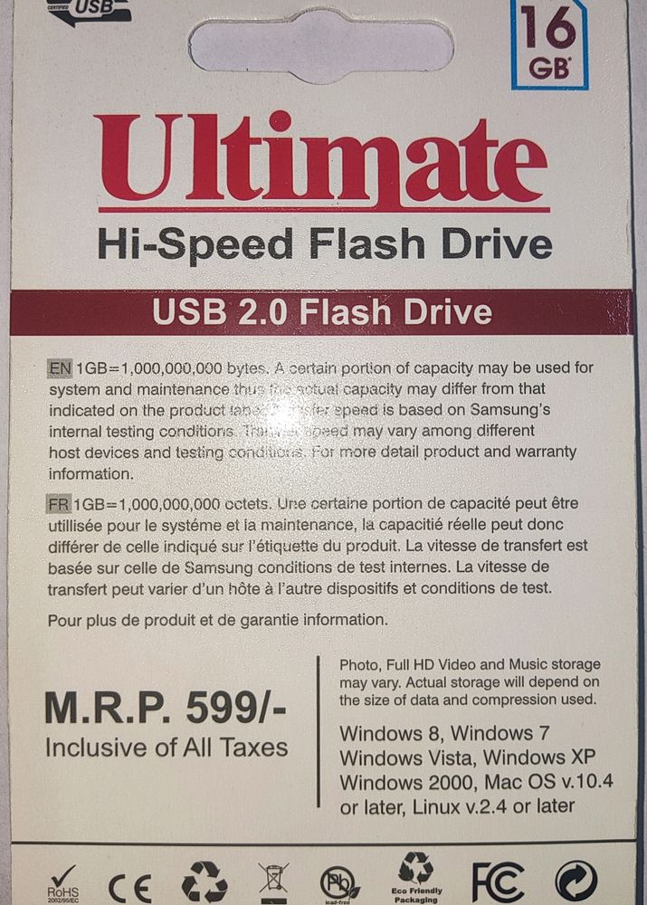 Ultimate 16 Gb Flash Drive