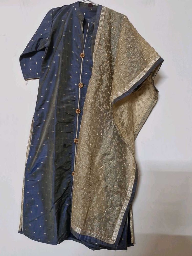 Formal shirt With ETHNiC DUPATTA