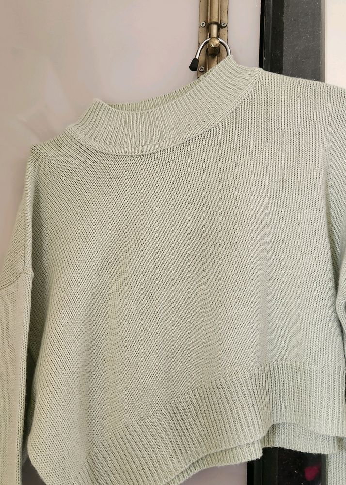 Light Green Woolen Top