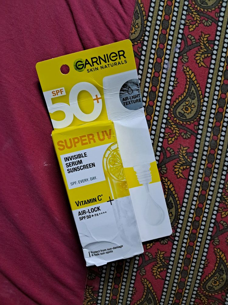 Garnier Super UV Invisible Serum Sunscreen SPF50