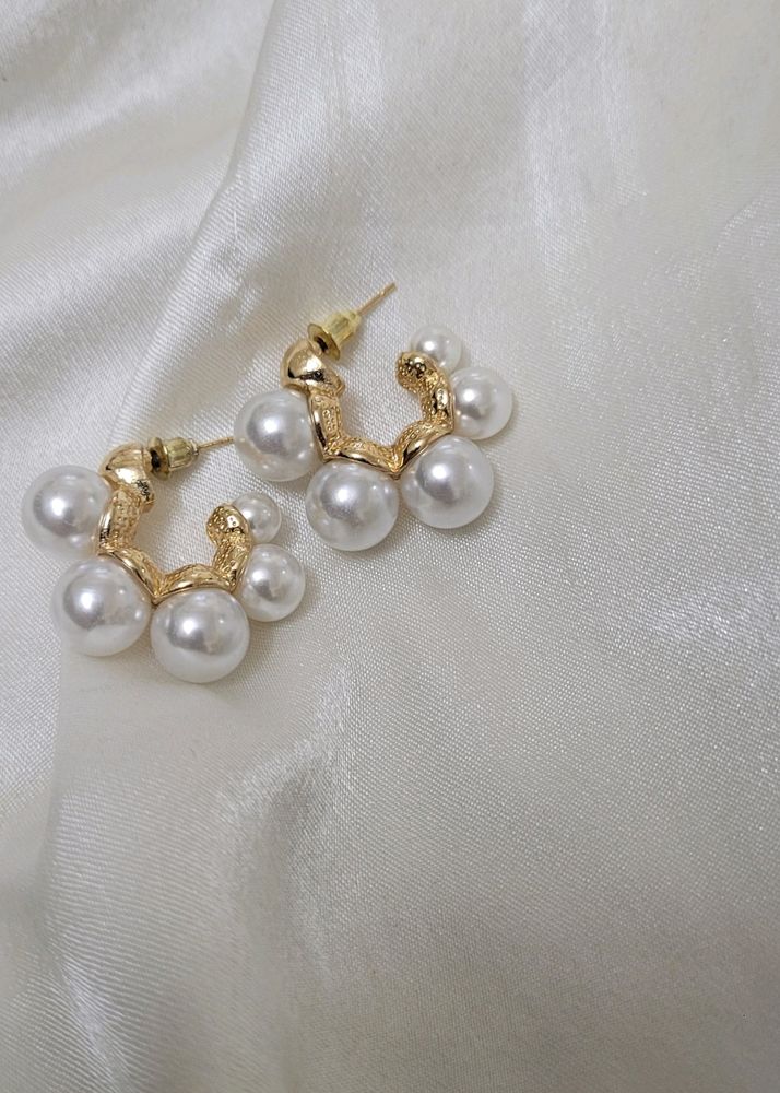 Pearl Hoops