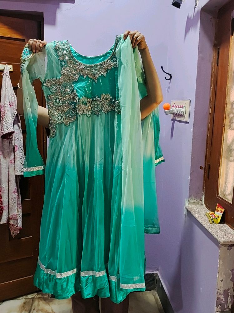 Anarkali Set With Dupatta And Pyjama