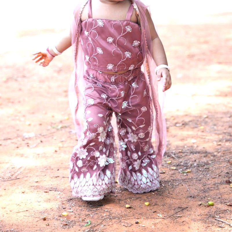 Sharara Suit Set For Kids