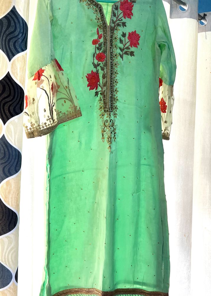 Chanderi Kurta Set