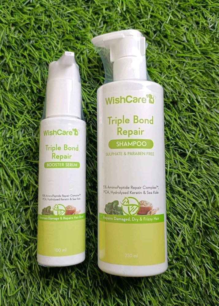 💥Combo Offer💥Triple Bond Hair Serum And Shampoo