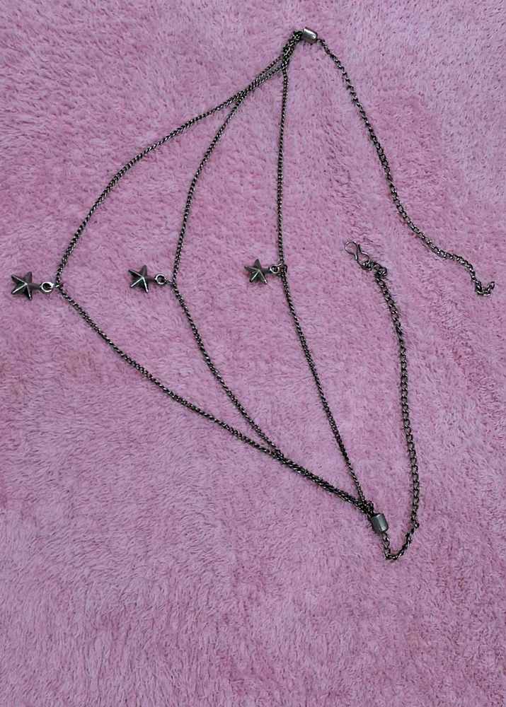 Multi Layer Star Neck Chain