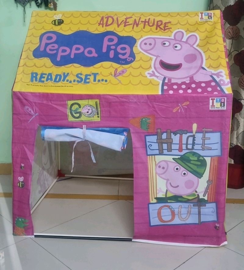 Peppa Pig Theme Play Tent House