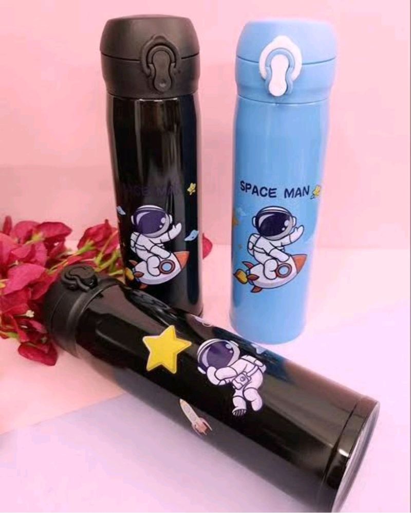 Space Theme Stainless Steel Bottle