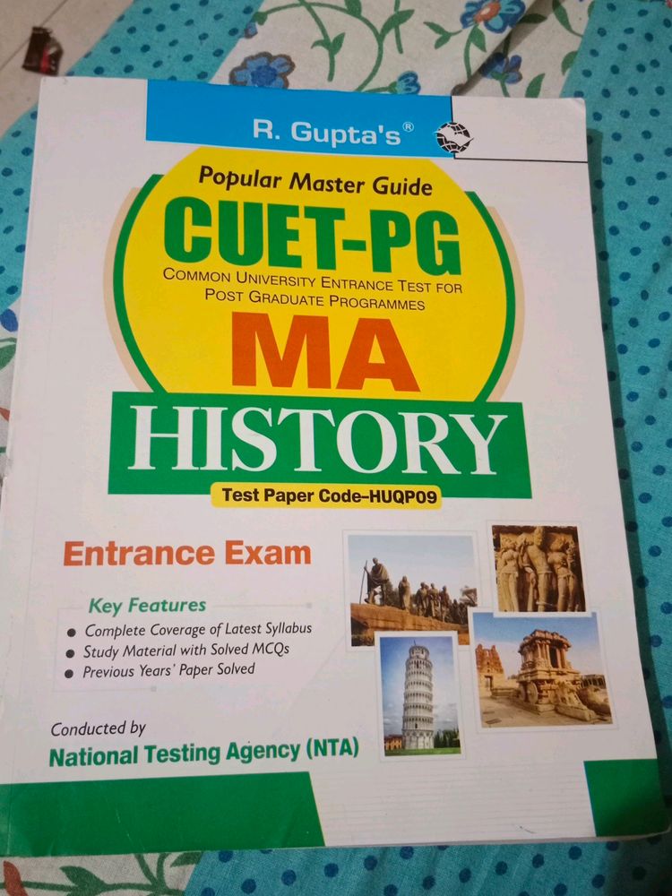 Cuet Pg History Entrence Book