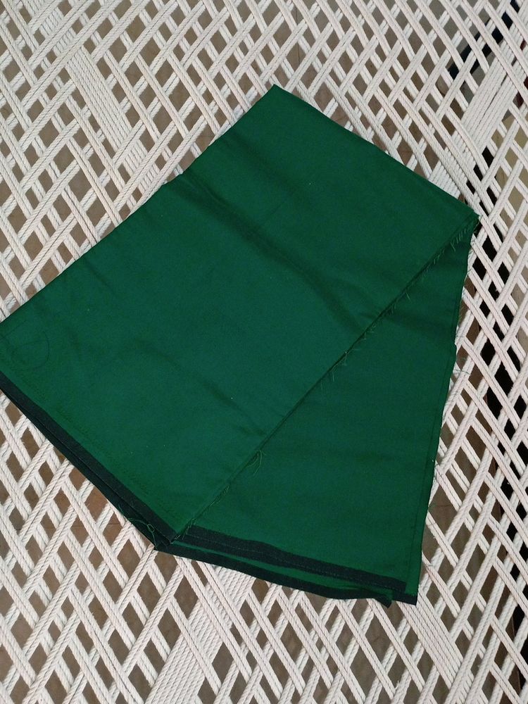 Green Colour Blouse Material 0.75 Metre Length