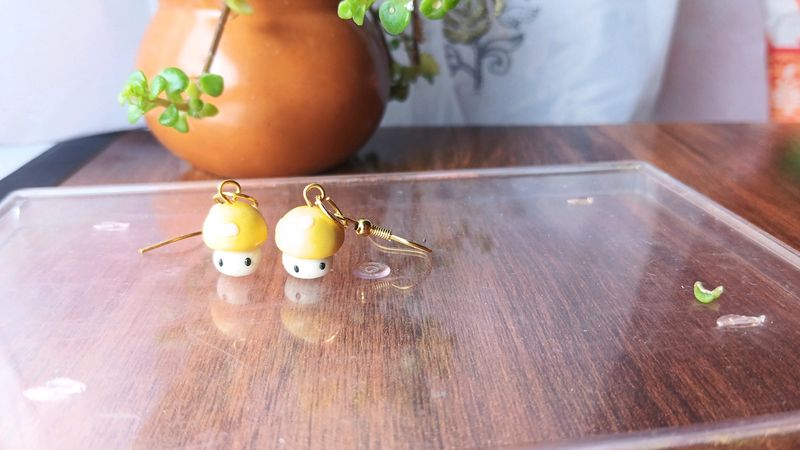 Mushroom Kawai Earrings