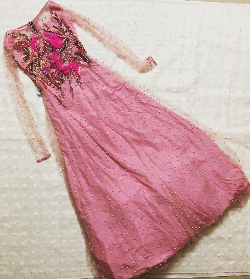 Designer Pink Gown