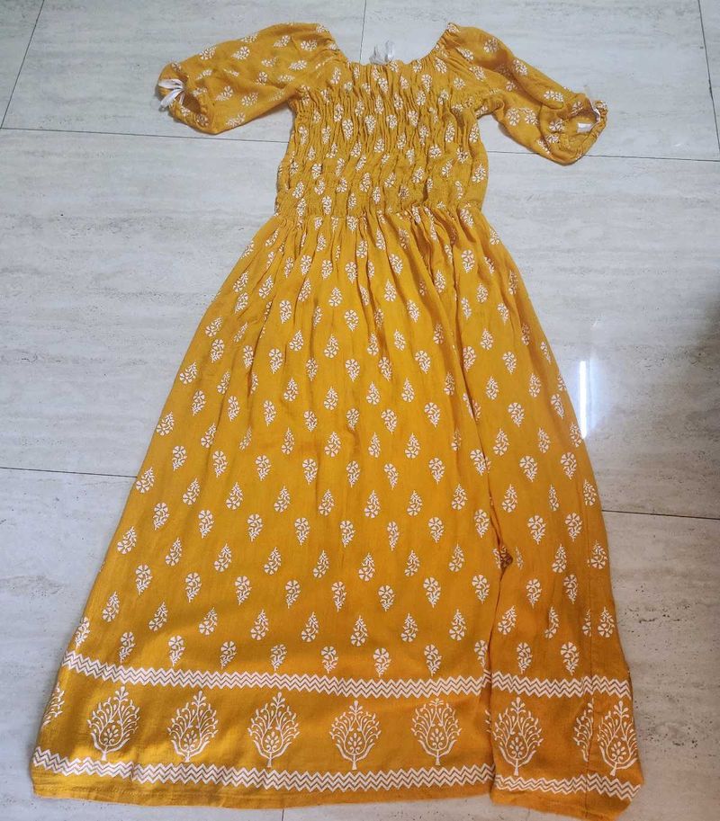 Yellow Jaipur Dress