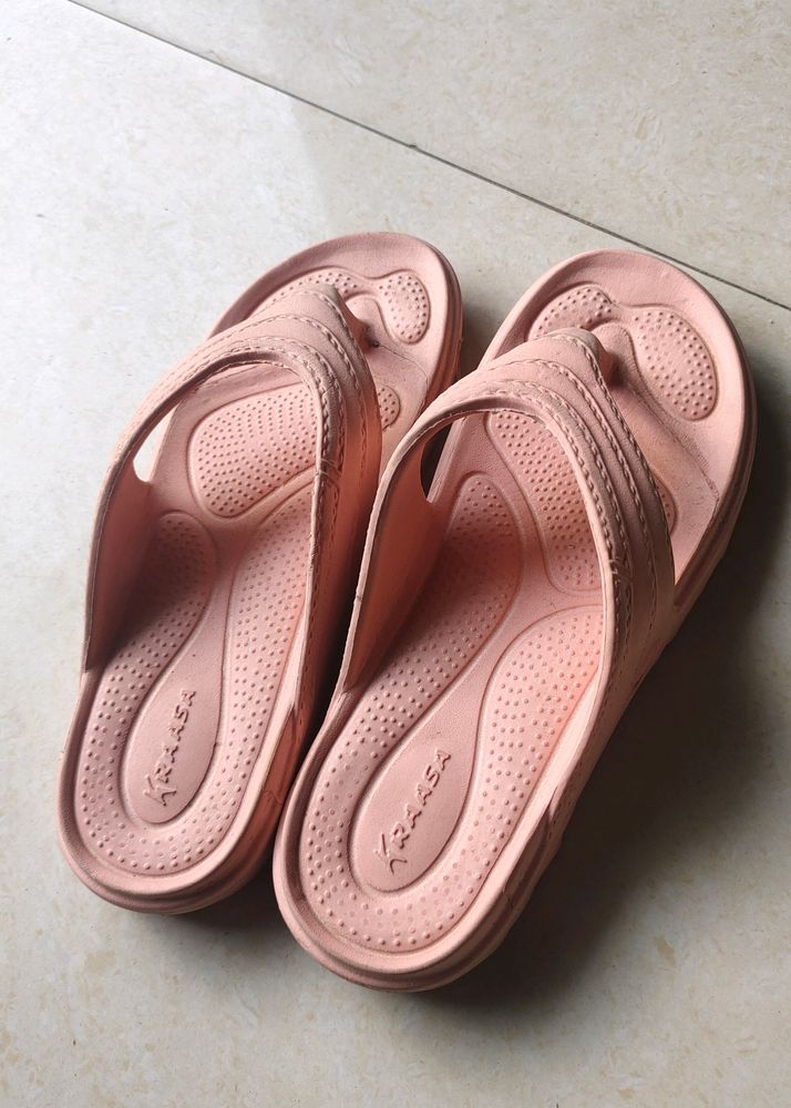 Peach Colour Slipper