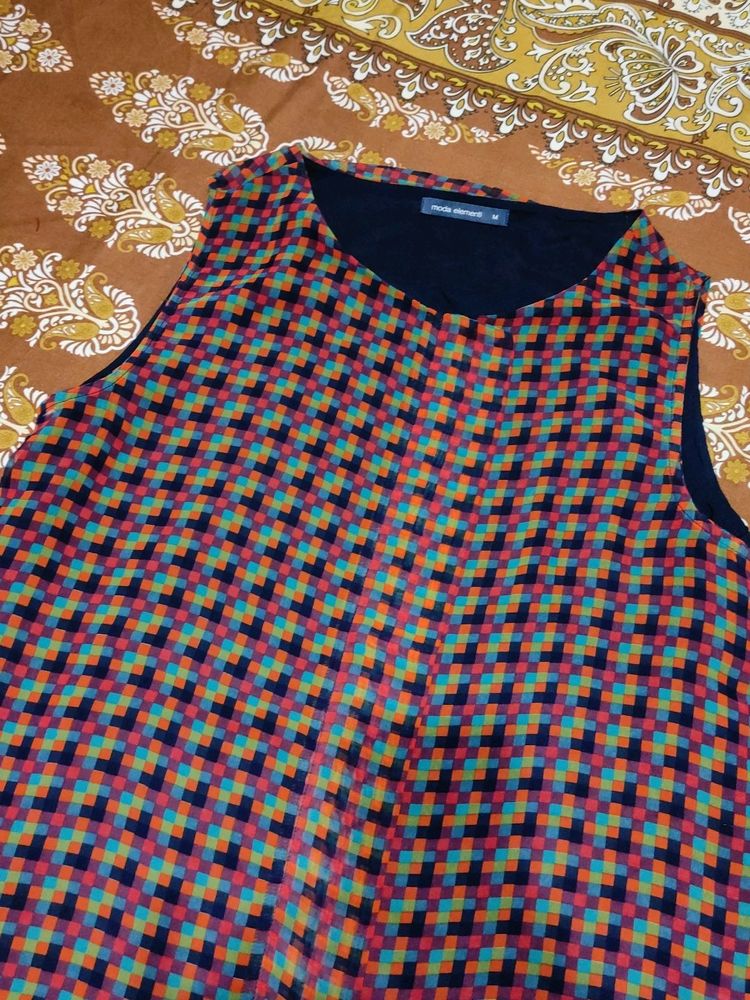 Good Condition Multi Colour Top