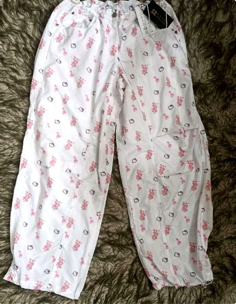 NEW HELLO KITTY PARACHUTE PANT😻