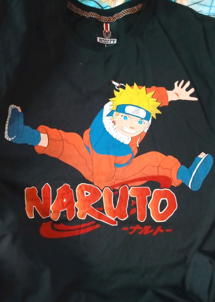 Naruto Uzumaki And Kakashi Hatake Tshirt For Boys