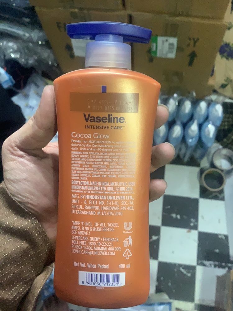 vaseline coca glow 400 ml