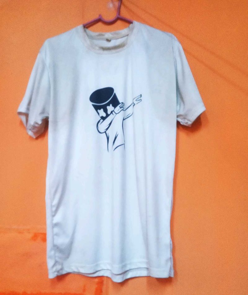 White Colour Boys T-shirt