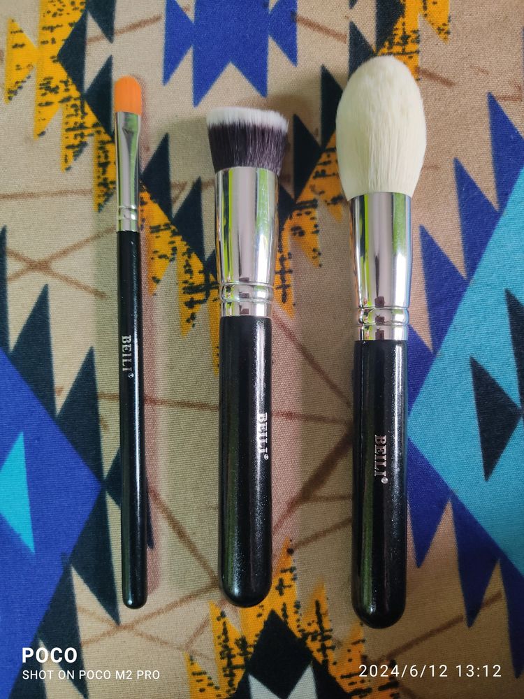 Original 3 Pcs Of Beili makeup Brushes