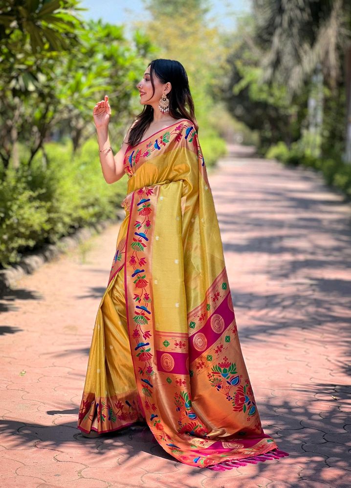 Premium Tissue Silk Saree