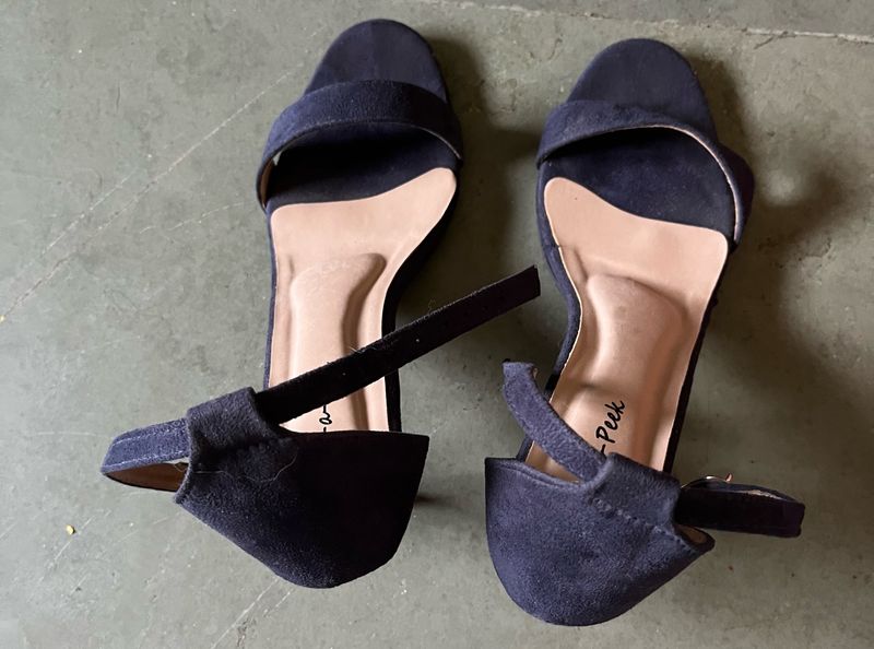 Women Navy Blue Heels