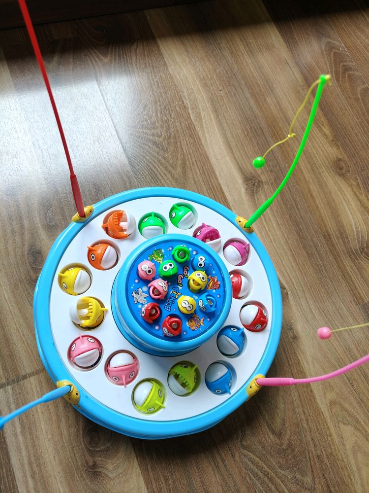 Fishing game toy For Kids With 26 Fishes