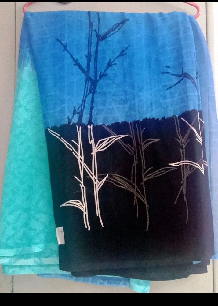 New Blue Saree