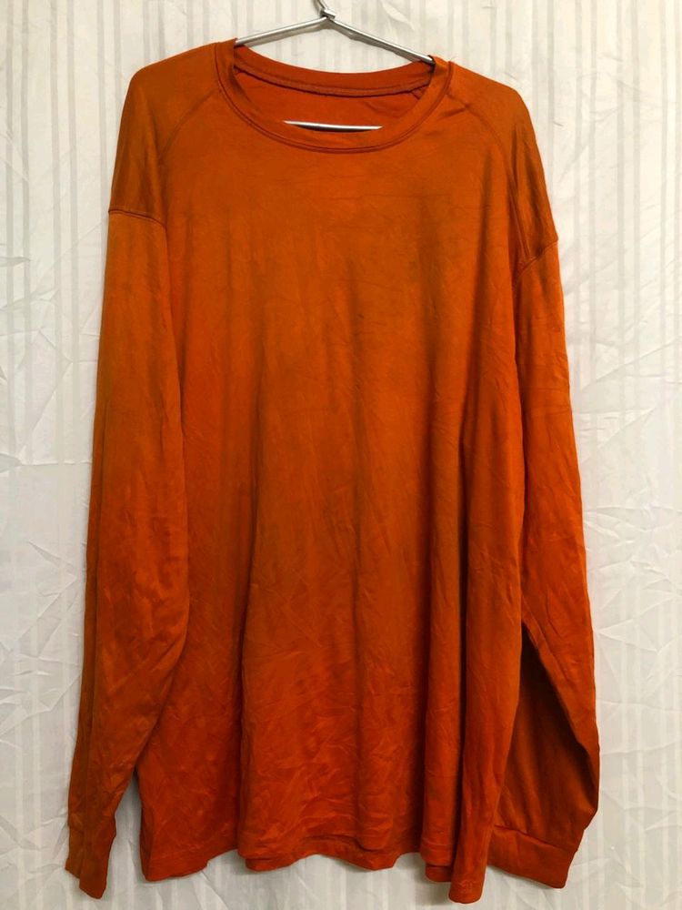 Orange Long Sleeve T Shirt