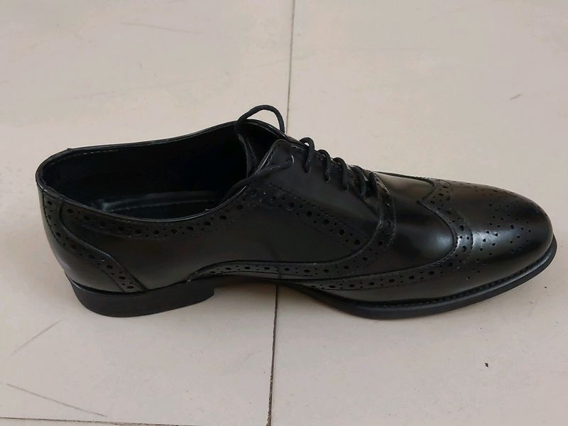 Leather Formal Brogue Shoes - Aadi