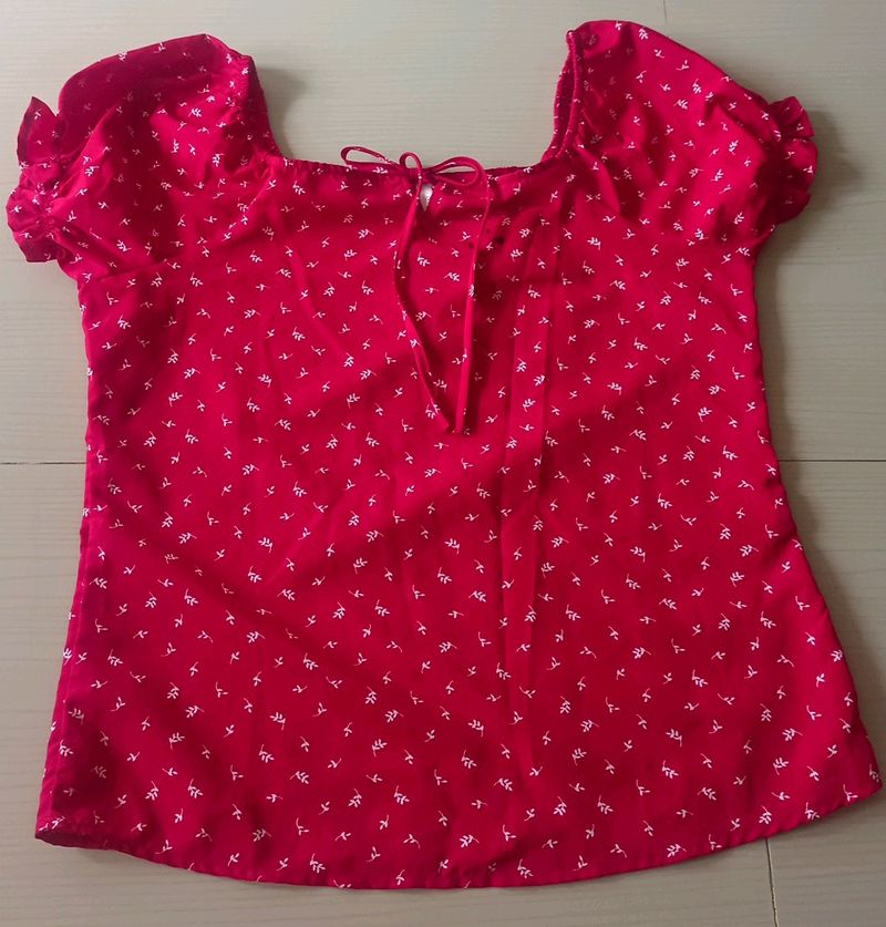 Red Unused branded Top