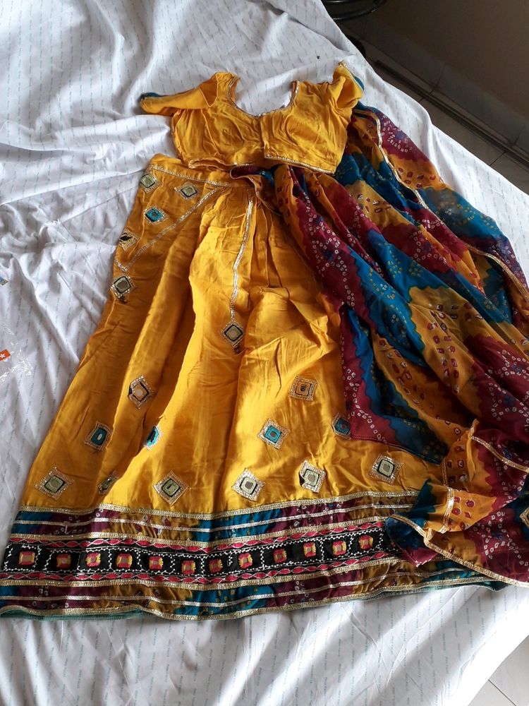 Yellow Chaniya Choli