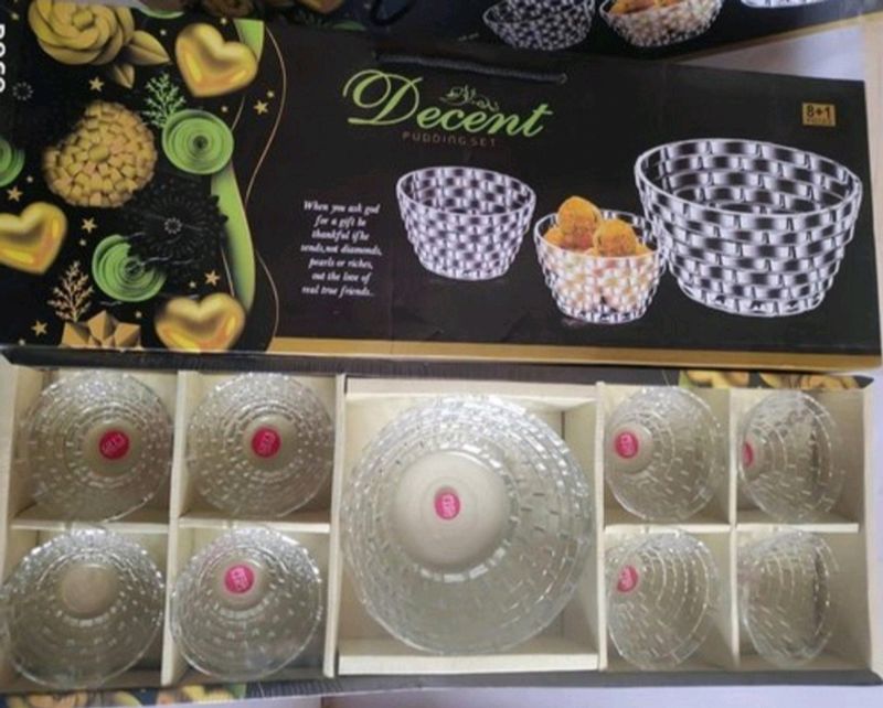 Decent Bowl Pudding Set Diwali 🪔🪔🎇🎇 Special